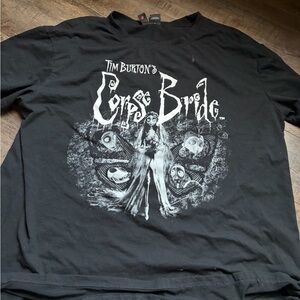 ROMWE Black Corpse Bride T-Shirt